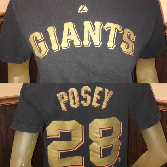 Majestic Tops - San Francisco Giants ⚾️ Buster Posey 28 All Star Majestic Tops - San Francisco Giants ⚾️ Buster Posey 28 All Star